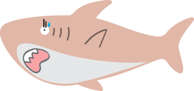 Şirin köpekbalığı karikatürü, deniz hayvanı