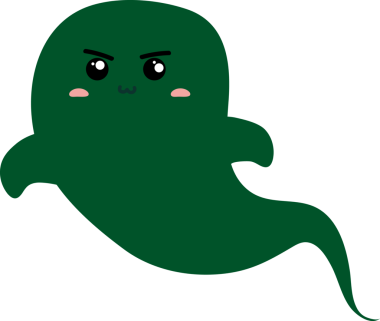 Şirin yeşil uzaylı. vektör karikatürü. beyaz üzerine izole.