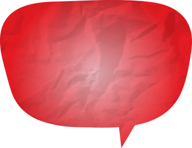 Eski grunge kağıt konuşma balonu, buruşuk element