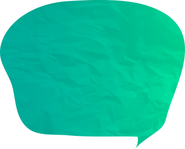 Eski grunge kağıt konuşma balonu, buruşuk element