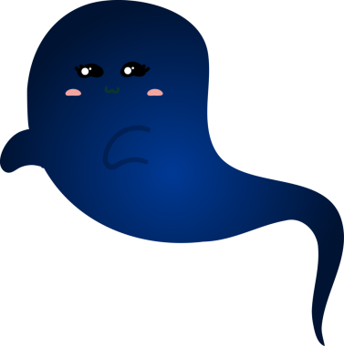 Mavi canavar, illüstrasyon, beyaz arkaplanda vektör.