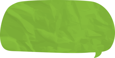 Eski grunge kağıt konuşma balonu, buruşuk element