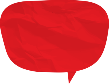 Eski grunge kağıt konuşma balonu, buruşuk element