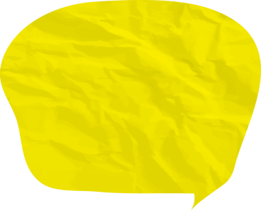 Eski grunge kağıt konuşma balonu, buruşuk element