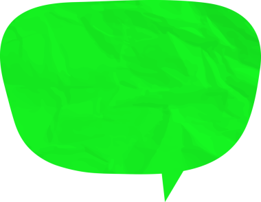 Eski grunge kağıt konuşma balonu, buruşuk element