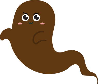 çizgi film komik kahverengi canavar