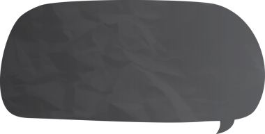 Eski grunge kağıt konuşma balonu, buruşuk element