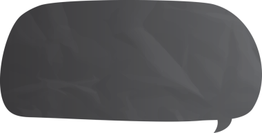 Eski grunge kağıt konuşma balonu, buruşuk element