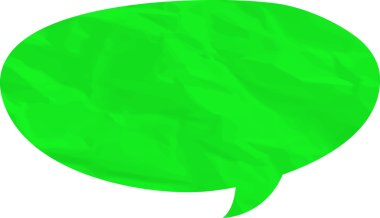 Eski grunge kağıt konuşma balonu, buruşuk element