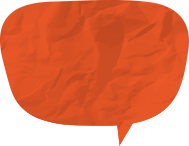 Eski grunge kağıt konuşma balonu, buruşuk element