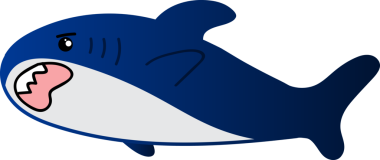 sevimli balina çizgi film illüstrasyon