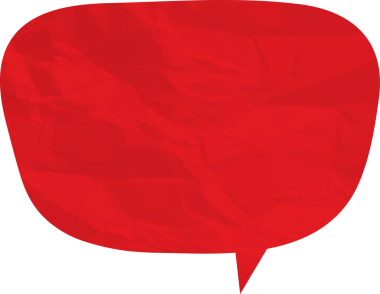 Eski grunge kağıt konuşma balonu, buruşuk element