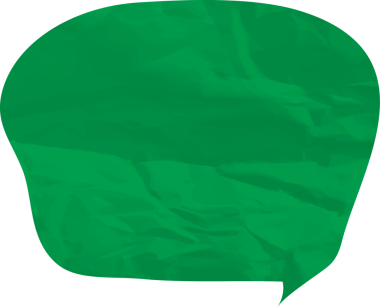 Eski grunge kağıt konuşma balonu, buruşuk element