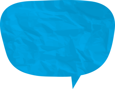 Eski grunge kağıt konuşma balonu, buruşuk element