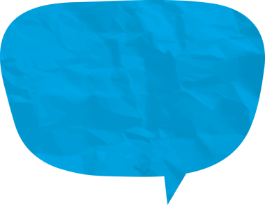 Eski grunge kağıt konuşma balonu, buruşuk element