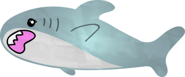 Şirin gülümseyen balina, illüstrasyon, beyaz arkaplanda vektör