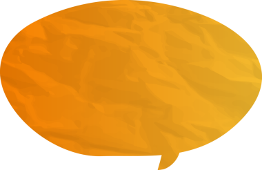 Eski grunge kağıt konuşma balonu, buruşuk element