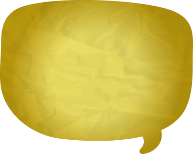 Eski grunge kağıt konuşma balonu, buruşuk element