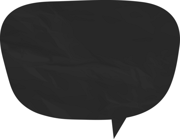 Eski grunge kağıt konuşma balonu, buruşuk element