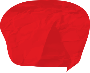 Eski grunge kağıt konuşma balonu, buruşuk element