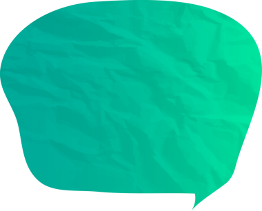 Eski grunge kağıt konuşma balonu, buruşuk element