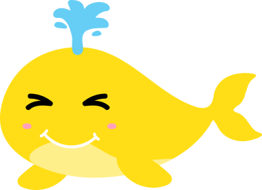 Şirin sarı balık, illüstrasyon, beyaz arka planda vektör.