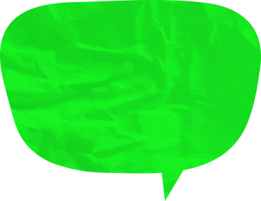 Eski grunge kağıt konuşma balonu, buruşuk element