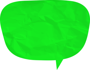 Eski grunge kağıt konuşma balonu, buruşuk element