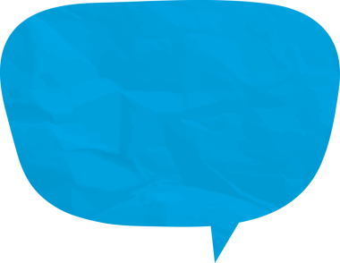 Eski grunge kağıt konuşma balonu, buruşuk element