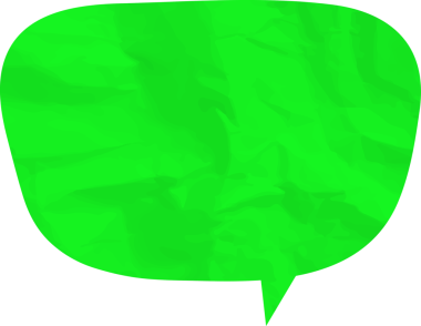 Eski grunge kağıt konuşma balonu, buruşuk element