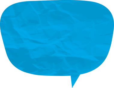 Eski grunge kağıt konuşma balonu, buruşuk element