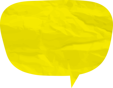 Eski grunge kağıt konuşma balonu, buruşuk element