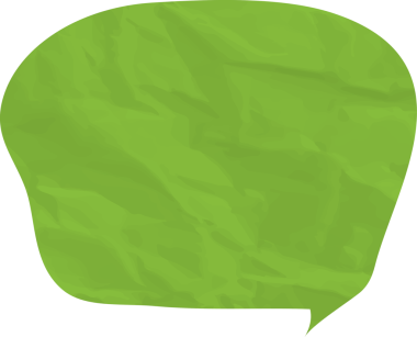 Eski grunge kağıt konuşma balonu, buruşuk element