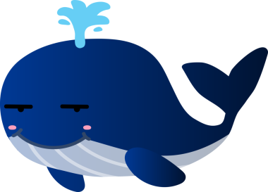 Kocaman gülüşü olan sevimli balina.