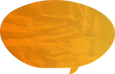 Eski grunge kağıt konuşma balonu, buruşuk element