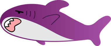 Sevimli balina, illüstrasyon, beyaz arka plan vektör.