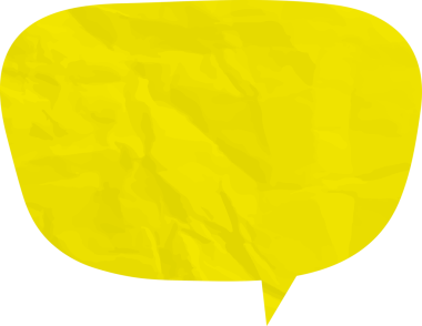 Eski grunge kağıt konuşma balonu, buruşuk element