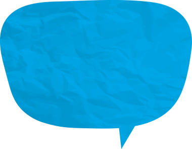 Eski grunge kağıt konuşma balonu, buruşuk element