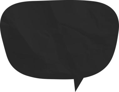 Eski grunge kağıt konuşma balonu, buruşuk element