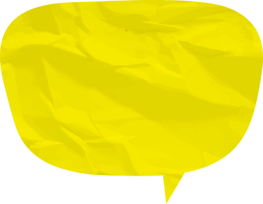 Eski grunge kağıt konuşma balonu, buruşuk element