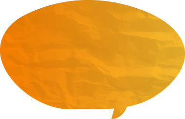 Eski grunge kağıt konuşma balonu, buruşuk element