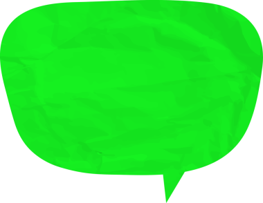 Eski grunge kağıt konuşma balonu, buruşuk element