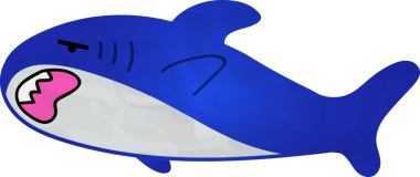 Beyaz arka planda izole edilmiş sevimli gülümseyen kedi çizimi.