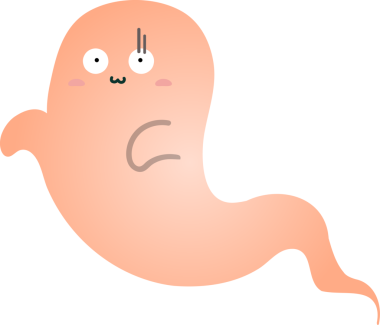 çizgi film kawaii komik hayalet.