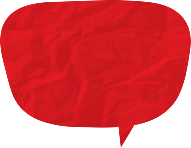 Eski grunge kağıt konuşma balonu, buruşuk element