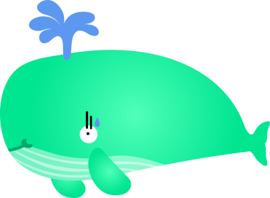 Şirin balina çizgi filmi, deniz sevimli balina çizgi filmi, deniz hayvanı.