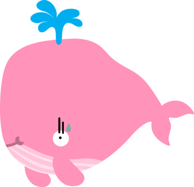 Beyaz arka planda şirin bir fil.