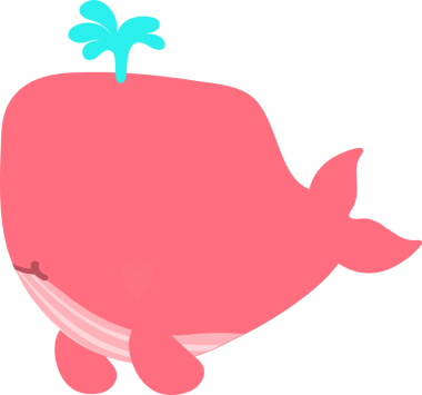 Şirin pembe balina çizgi filmi