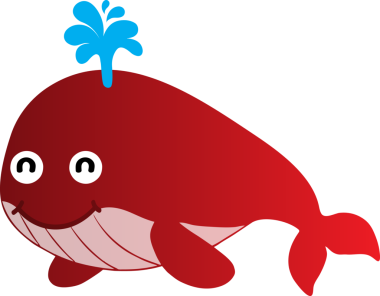 Beyaz arka planda tatlı kırmızı balık