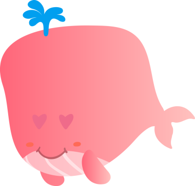 çizgi film kawaii şirin balina